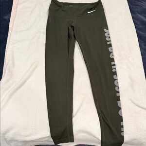 Nike Dark Olive Green Leggings